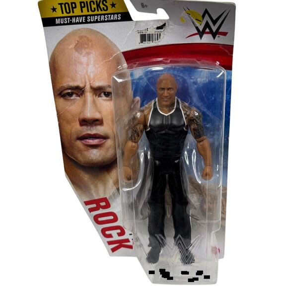 WWE Wrestling Top Picks 2022 The Rock Action Figure (Must-Have Superstars) - Picture 5 of 7